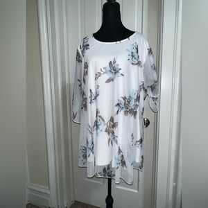 Women’s plus size 3X shirt, top, blouse, Sese Code White Top‎ 3XL